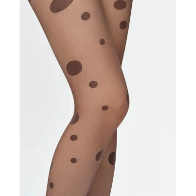 Колготки REGINA 20 den с рисунком в горошек, фантазийные. Mineral mino, размер 3, Цвет: mineral min, Размер EU: 3/M, изображение 6