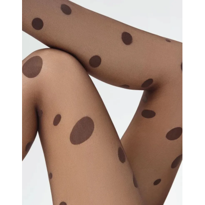 Колготки REGINA 20 den с рисунком в горошек, фантазийные. Mineral mino, размер 3, Цвет: mineral min, Размер EU: 3/M, изображение 8