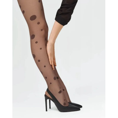 Колготки REGINA 20 den с рисунком в горошек, фантазийные. Mineral mino, размер 3, Цвет: mineral min, Размер EU: 3/M, изображение 2