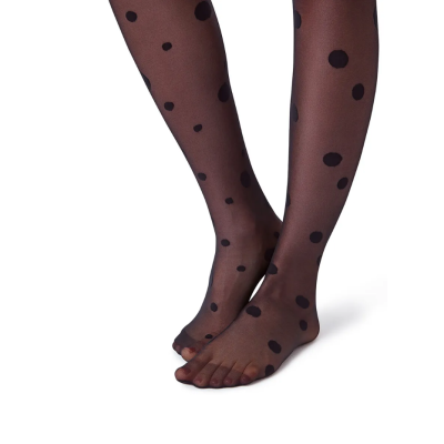 Колготки REGINA 20 den с рисунком в горошек, фантазийные. Cappuccino min, размер 2, Цвет: cappuccino min, Размер EU: 2/S, изображение 4