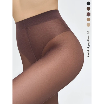 Колготки с трусиками в виде бабочки MINIMI PAPILLON 20 cappuccino min, размер 3, Цвет: cappuccino min, Размер EU: 3/M, изображение 5