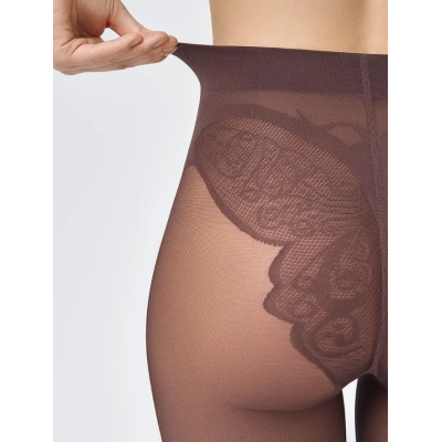 Колготки с трусиками в виде бабочки MINIMI PAPILLON 20 cappuccino min, размер 2, Цвет: cappuccino min, Размер EU: 2/S, изображение 7