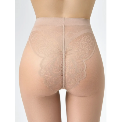 Колготки с трусиками в виде бабочки MINIMI PAPILLON 20 caramello min, размер 3, Цвет: caramello min, Размер EU: 3/M, изображение 6