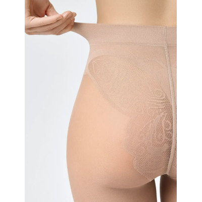 Колготки с трусиками в виде бабочки MINIMI PAPILLON 20 caramello min, размер 3, Цвет: caramello min, Размер EU: 3/M, изображение 5