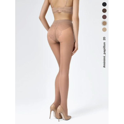 Колготки с трусиками в виде бабочки MINIMI PAPILLON 20 daino min, размер 2, Цвет: daino min, Размер EU: 2/S, изображение 3