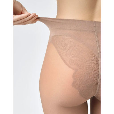 Колготки с трусиками в виде бабочки MINIMI PAPILLON 20 daino min, размер 3, Цвет: daino min, Размер EU: 3/M, изображение 6