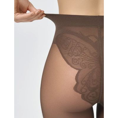 Колготки с трусиками в виде бабочки MINIMI PAPILLON 20 mineral min, размер 2, Цвет: mineral min, Размер EU: 2/S, изображение 6