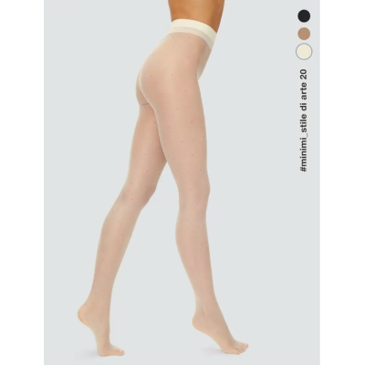 Колготки STILE DI ARTE 20 den с рисунком в горошек avorio min, размер 2, Цвет: avorio min, Размер EU: 2/S, изображение 4