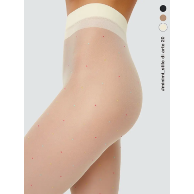 Колготки STILE DI ARTE 20 den с рисунком в горошек avorio min, размер 2, Цвет: avorio min, Размер EU: 2/S, изображение 5