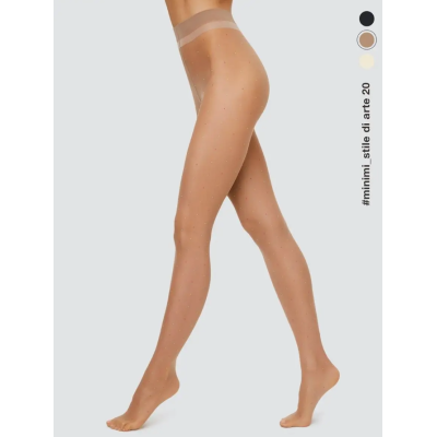 Колготки STILE DI ARTE 20 den с рисунком в горошек daino min, размер 4, Цвет: daino min, Размер EU: 4/L, изображение 3