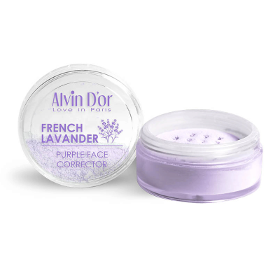 ALVIN D’OR Рассыпчатый корректор для лица, French Lavander