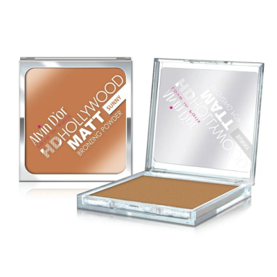 Пудра компактная MATT Bronzing Powder Hd Hollywood 02 тон sunny, Цвет: sunny, изображение 2