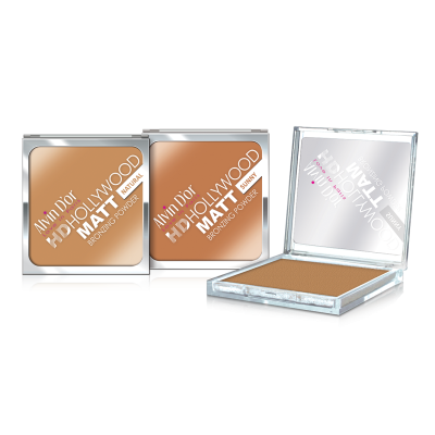 Пудра компактная MATT Bronzing Powder Hd Hollywood 02 тон sunny, Цвет: sunny, изображение 3