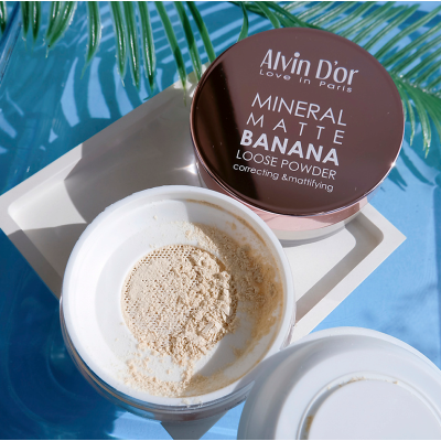 ALVIN D’OR Пудра рассыпчатая Mineral Banana Matte, Полупрозрачный, 8 г, изображение 7