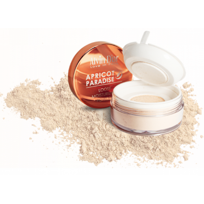ALVIN D’OR Пудра рассыпчатая Moisturizing Apricot Paradise, полупрозрачная, 8 г, изображение 2