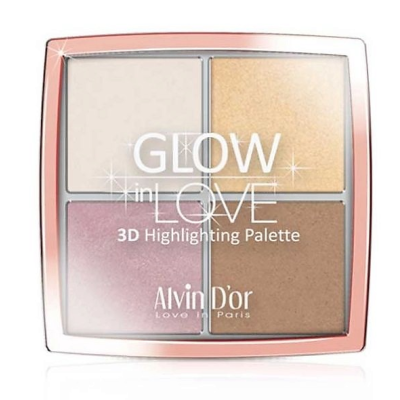 ALVIN D’OR Пудровый хайлайтер для лица GLOW IN LOVE, 20 г