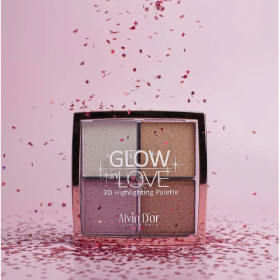 ALVIN D’OR Пудровый хайлайтер для лица GLOW IN LOVE, 20 г, изображение 8