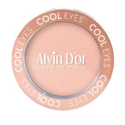 Тени для век Cool Eyes Alvin D`or, тон 15 розовая пастель, матовые, Цвет: розовая пастель