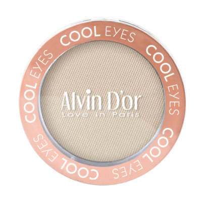 Тени для век Cool Eyes Alvin D`or, тон 16 миндаль, матовые, Цвет: миндаль