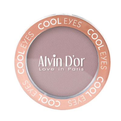 Тени для век Cool Eyes Alvin D`or, тон 19 пепельная роза, матовые, Цвет: пепельная роза