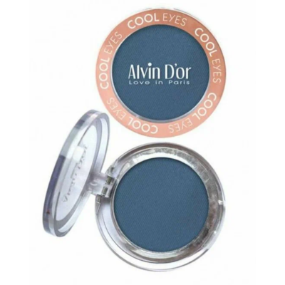 Тени для век Cool Eyes Alvin D`or, тон 22 индиго, матовые, Цвет: индиго