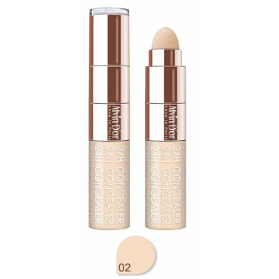 ALVIN D’OR Жидкий консилер 24Н Full cover concealer, 02 Ванильно-бежевый, Цвет: ванильно-бежевый, изображение 2