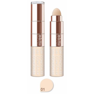 ALVIN D’OR Жидкий консилер 24Н Full cover concealer, 01 Слоновая кость, Цвет: слоновая кость , изображение 4