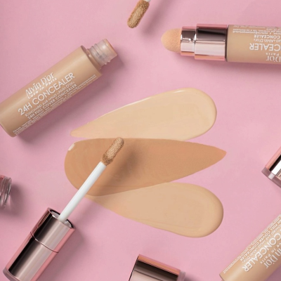 ALVIN D’OR Жидкий консилер 24Н Full cover concealer, 01 Слоновая кость, Цвет: слоновая кость , изображение 9