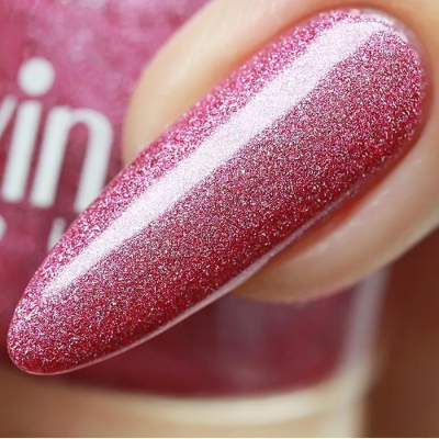 ADN-07 Лак для ногтей голографический Alvin D`or (тон 715) вечерний ирис, Цвет: вечерний ирис, изображение 2