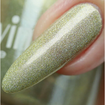 ADN-07 Лак для ногтей голографический Alvin D`or (тон 723) олива, Цвет: олива, изображение 2