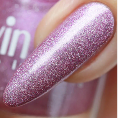 ADN-07 Лак для ногтей голографический Alvin D`or (тон 726) сиреневый закат, Цвет: сиреневый закат, изображение 2