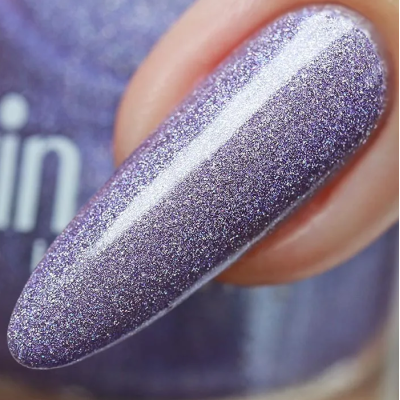 ADN-07 Лак для ногтей голографический Alvin D`or (тон 729) весенняя примула, Цвет: весенняя примула, изображение 2