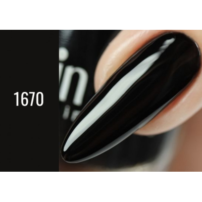 ALVIN D’OR Лак для ногтей ЛАК-ГЕЛЬ, тон 1670 черный, Цвет: черный, изображение 2