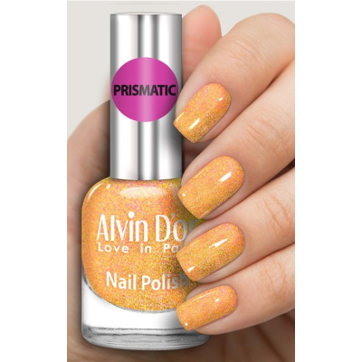 ALVIN D’OR лак для ногтей PRISMATIC, тон 2702 персиковый, Цвет: персиковый, изображение 2