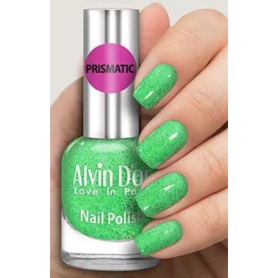 ALVIN D’OR лак для ногтей PRISMATIC, тон 2705 травяной, Цвет: травяной, изображение 2
