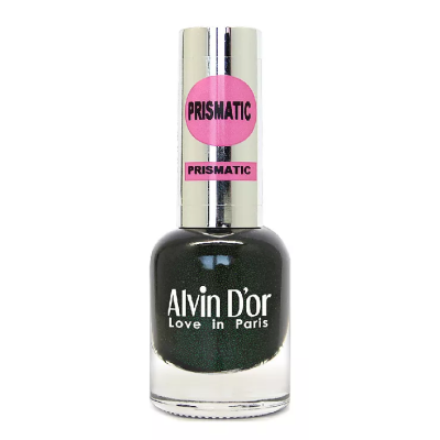 ALVIN D’OR лак для ногтей PRISMATIC, тон 2707 черный, Цвет: черный