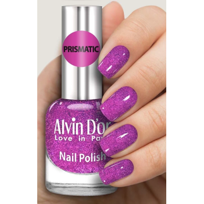 ALVIN D’OR лак для ногтей PRISMATIC, тон 2712 фуксия, Цвет: фуксия, изображение 2
