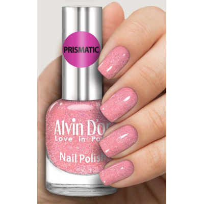 ALVIN D’OR лак для ногтей PRISMATIC, тон 2717 малиновый, Цвет: малиновый, изображение 2
