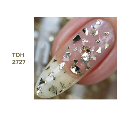 ALVIN D’OR лак для ногтей PRISMATIC, тон 2727 крупная золотая фольга, Цвет: крупная золотая фольга, изображение 2