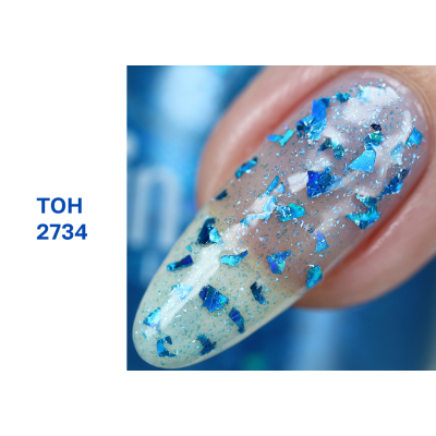 ALVIN D’OR лак для ногтей PRISMATIC, тон 2734 холодный голубой, Цвет: холодный голубой, изображение 2