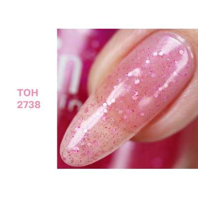 ALVIN D’OR лак для ногтей PRISMATIC, тон 2738 темно-розовый, Цвет: темно-розовый, изображение 2