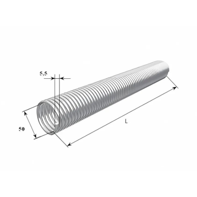 DoorHan 32055/mL/RAL7004: Пружина окрашенная 50- 5,5 левая для секционных ворот, Сторона монтажа: левая, Цвет: серый, изображение 2
