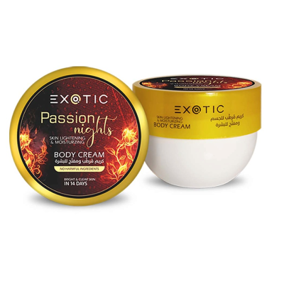 EXOTICMOOD Увлажняющий и осветляющий крем для тела PASSION NIGHT, 250 мл
