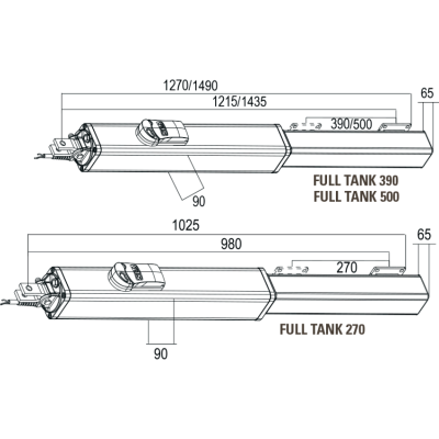 SEA FULL TANK 270 AC IV привод для распашных ворот, изображение 2