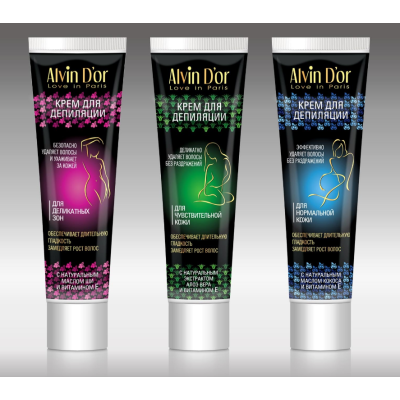 Alvin D'or, Крем для депиляции для деликатных зон с маслом ши и витамином E, изображение 3 от магазина Брами Маркет Alvin D'or, Крем для депиляции для деликатных зон с маслом ши и витамином E, изображение 3