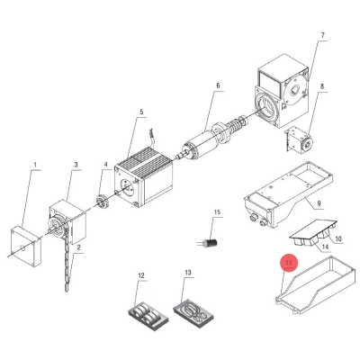 DoorHan SH 70-IP65 : Крышка корпуса блока управления Shaft-30/60 IP65, изображение 2