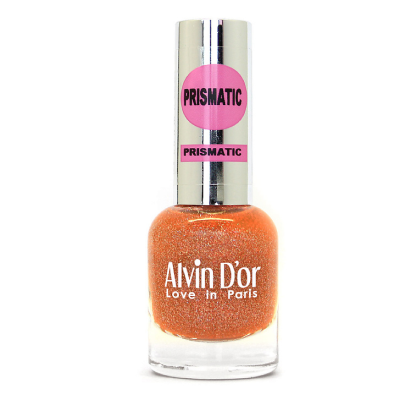 ALVIN D’OR лак для ногтей PRISMATIC, тон 2701 апельсиновый, Цвет: апельсиновый