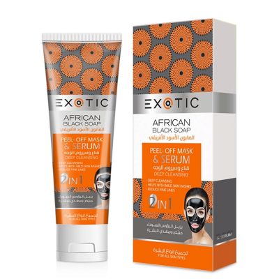 Exotic EX-03 Маска-пленка для лица с сывороткой (J Black African Soap) 100 ml