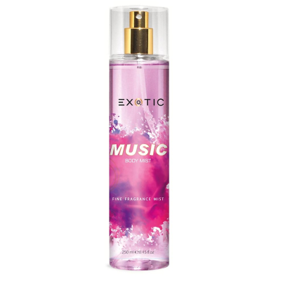 EXOTICMOOD Парфюмированный спрей-мист для тела MUSIC, 250 мл