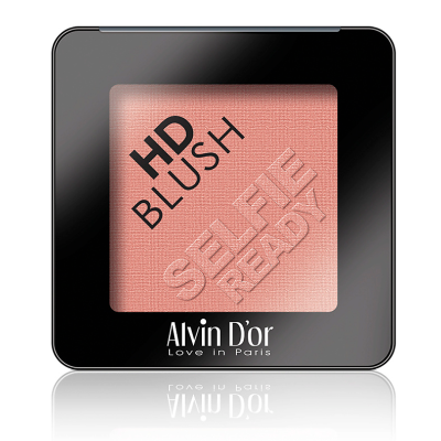 Alvin D'or, Румяна пудровые HD Blush Selfie Ready, тон 01 светло-розовый, Цвет: светло-розовый